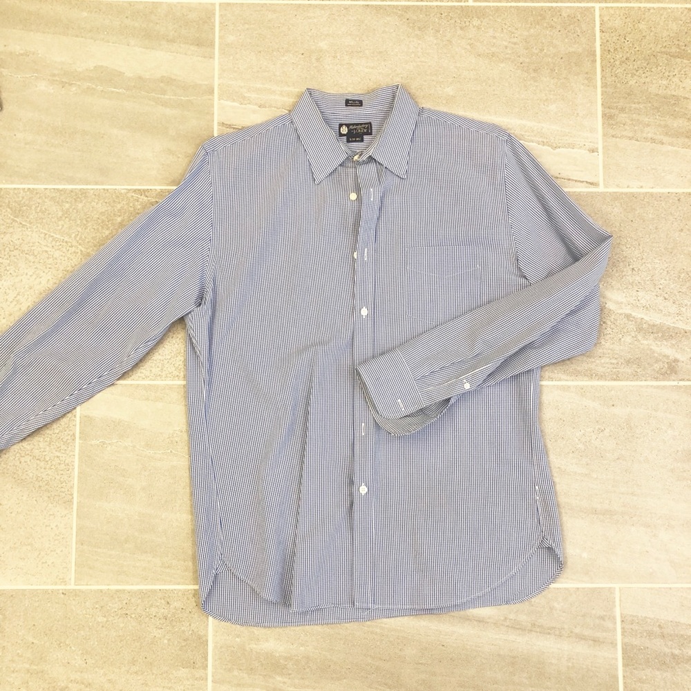 J.  Crew small buck check button up